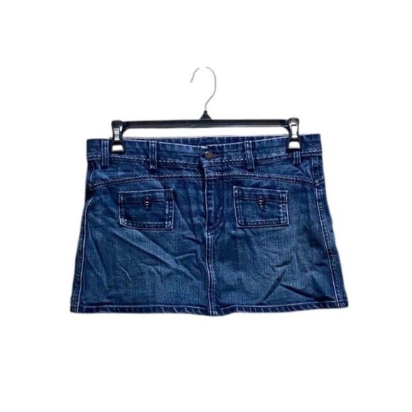 Citizens Of Humanity Birkin Mini Skirt Blue Size 31 Y2K - Picture 2 of 15